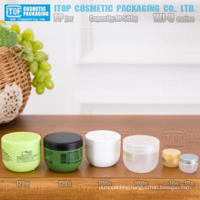 WJ-U Series 10g 100g 120g and 500g hot-selling bowl shape good quality single layer color customizable round pp cream jar